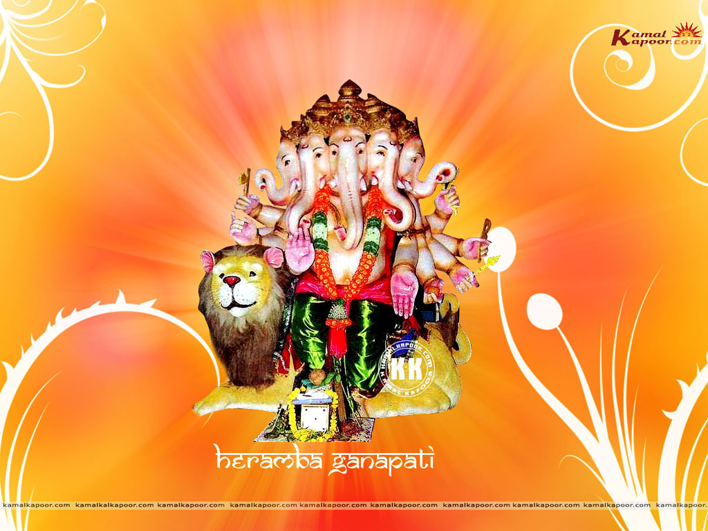 Forms of Ganesha Wallpaper